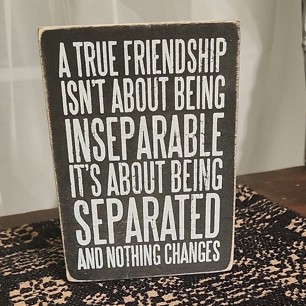 Primitives By Kathy Primitive Friendship Sign